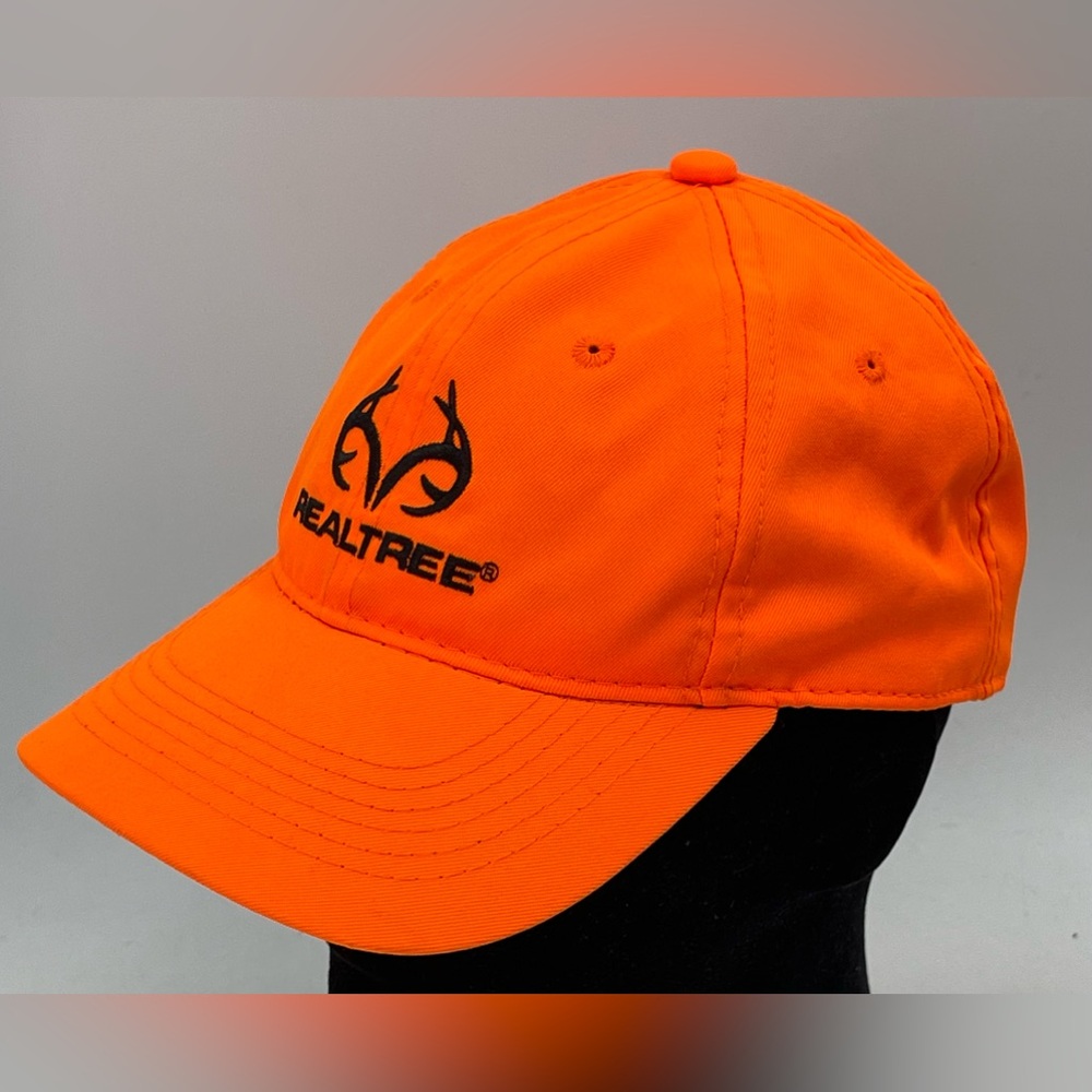 Realtree‎ Hi-Vis Orange Hat Baseball Cap Adjustable One Size Hunting NWOT
